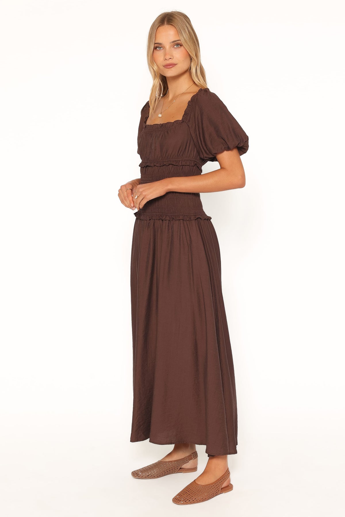 Doralee Maxi Dress in Brown – view 5 of 6