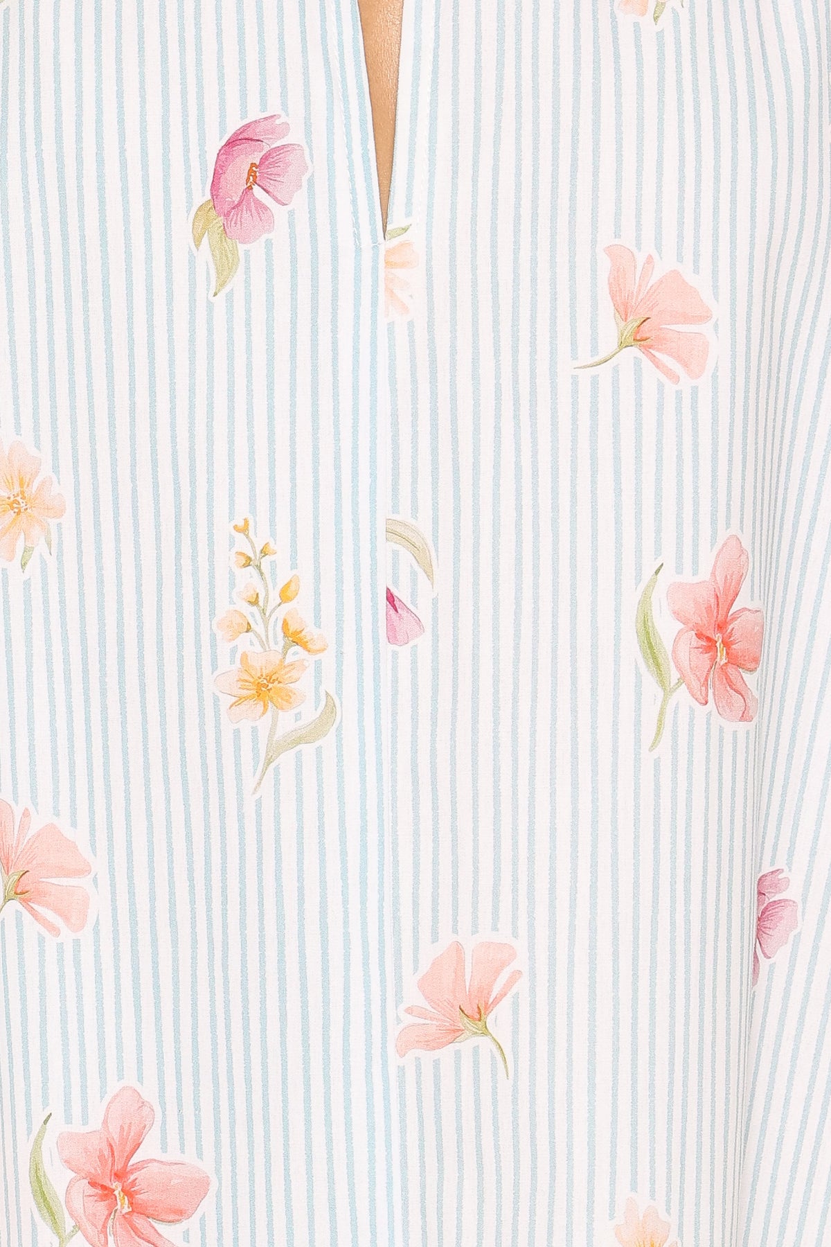 Doran Mini Dress in Blue Garden Stripe – view 7 of 8