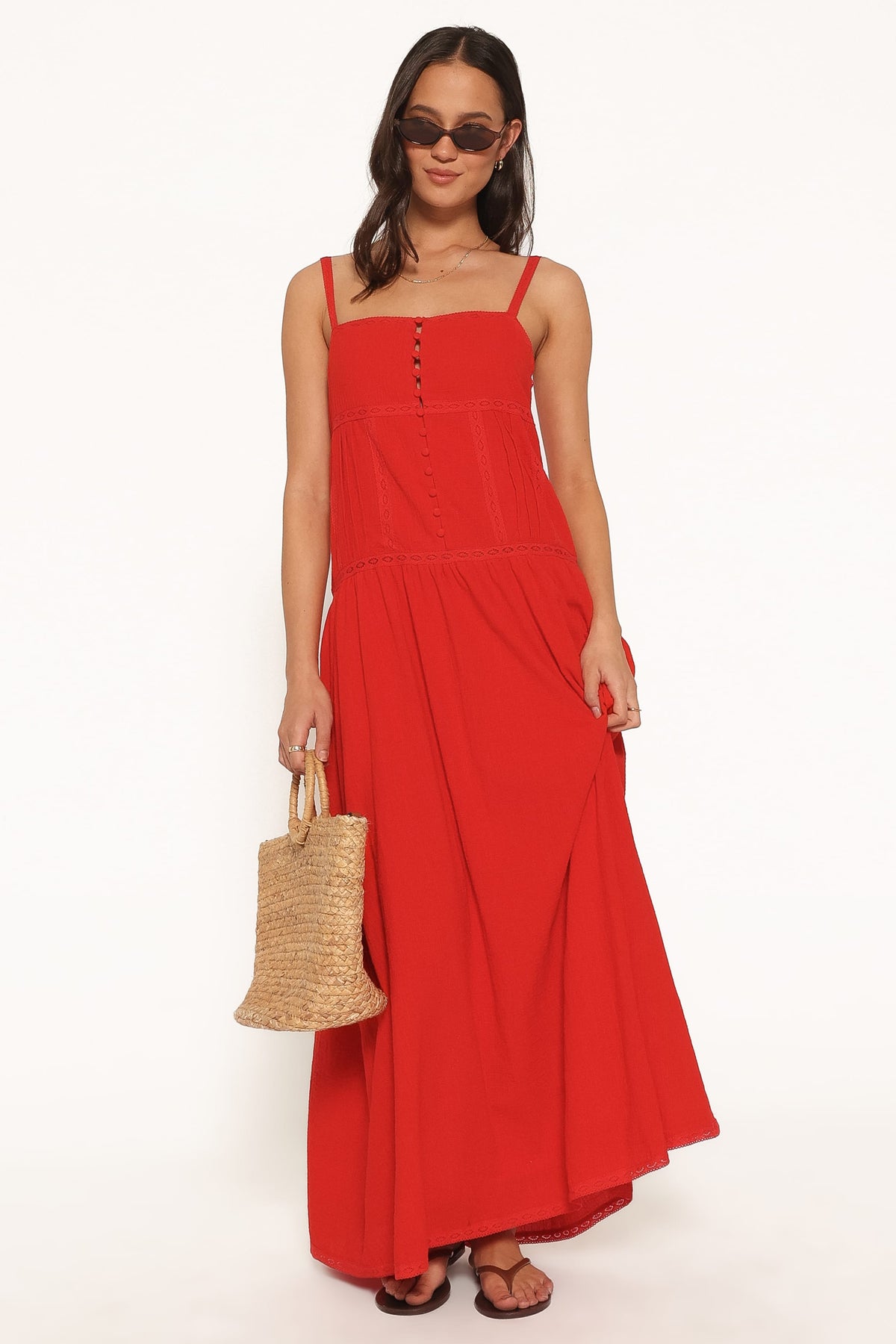 Ebonie Maxi Dress in Red – view 1 of 6