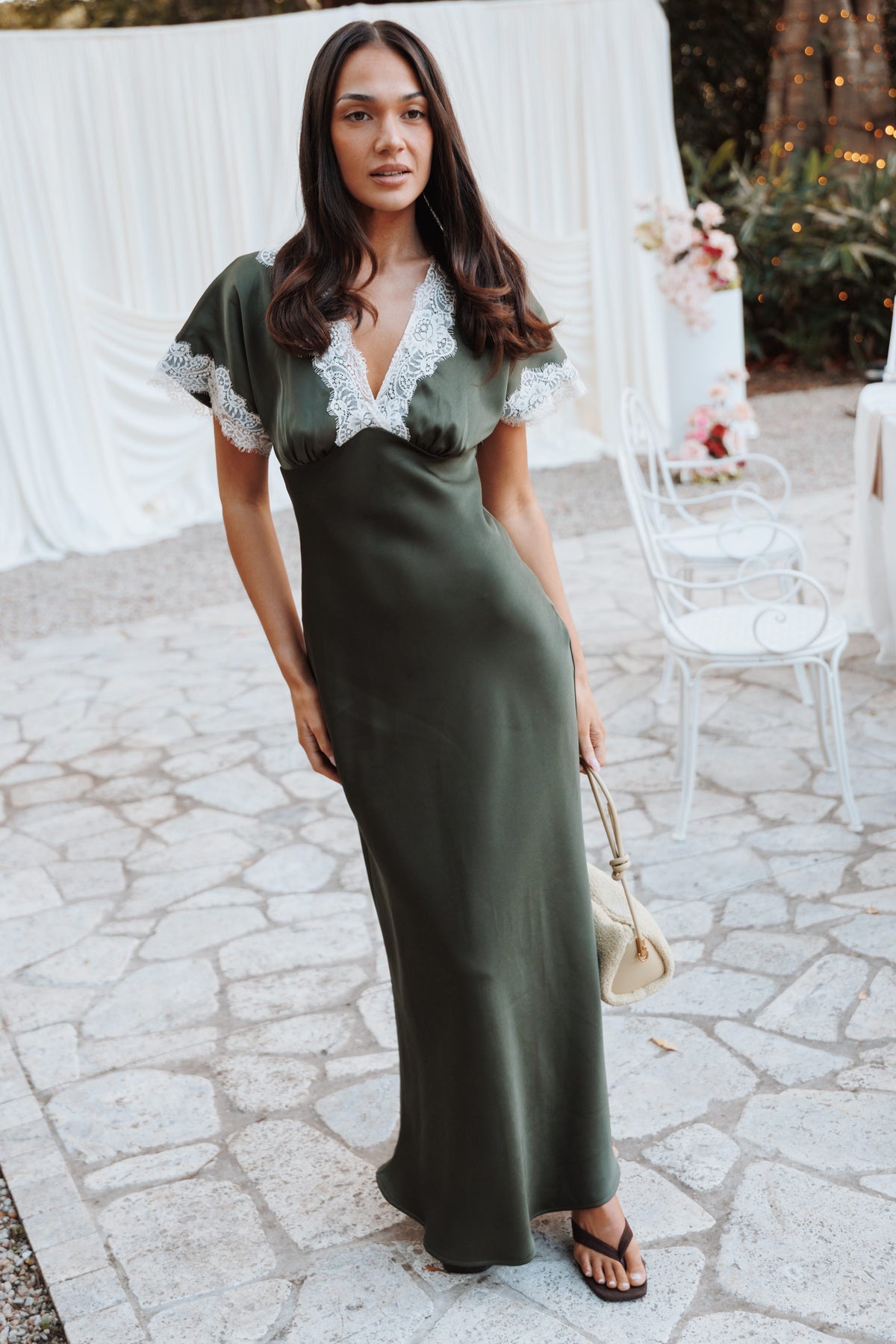 Elston Maxi Dress in Olive – view 8 of 8