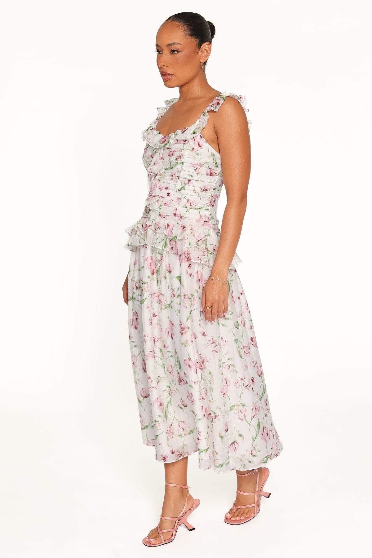 Garcia Midi Dress in White Floral – view 5 of 8