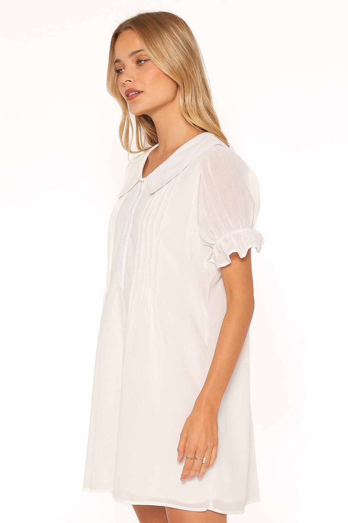 Granger Mini Dress in White – view 3 of 7