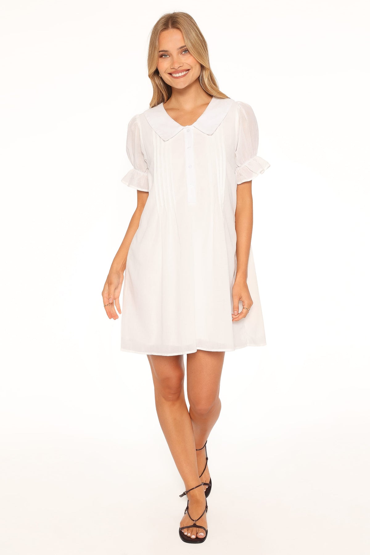 Granger Mini Dress in White – view 2 of 7