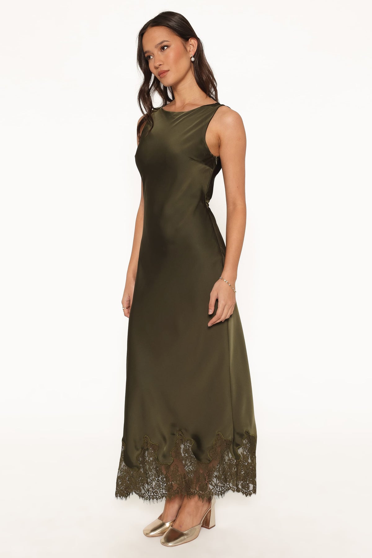 Honey Maxi Dress in Olive – view 4 of 7