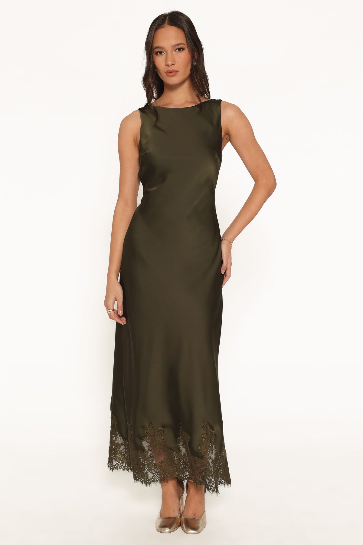 Honey Maxi Dress in Olive – view 2 of 7