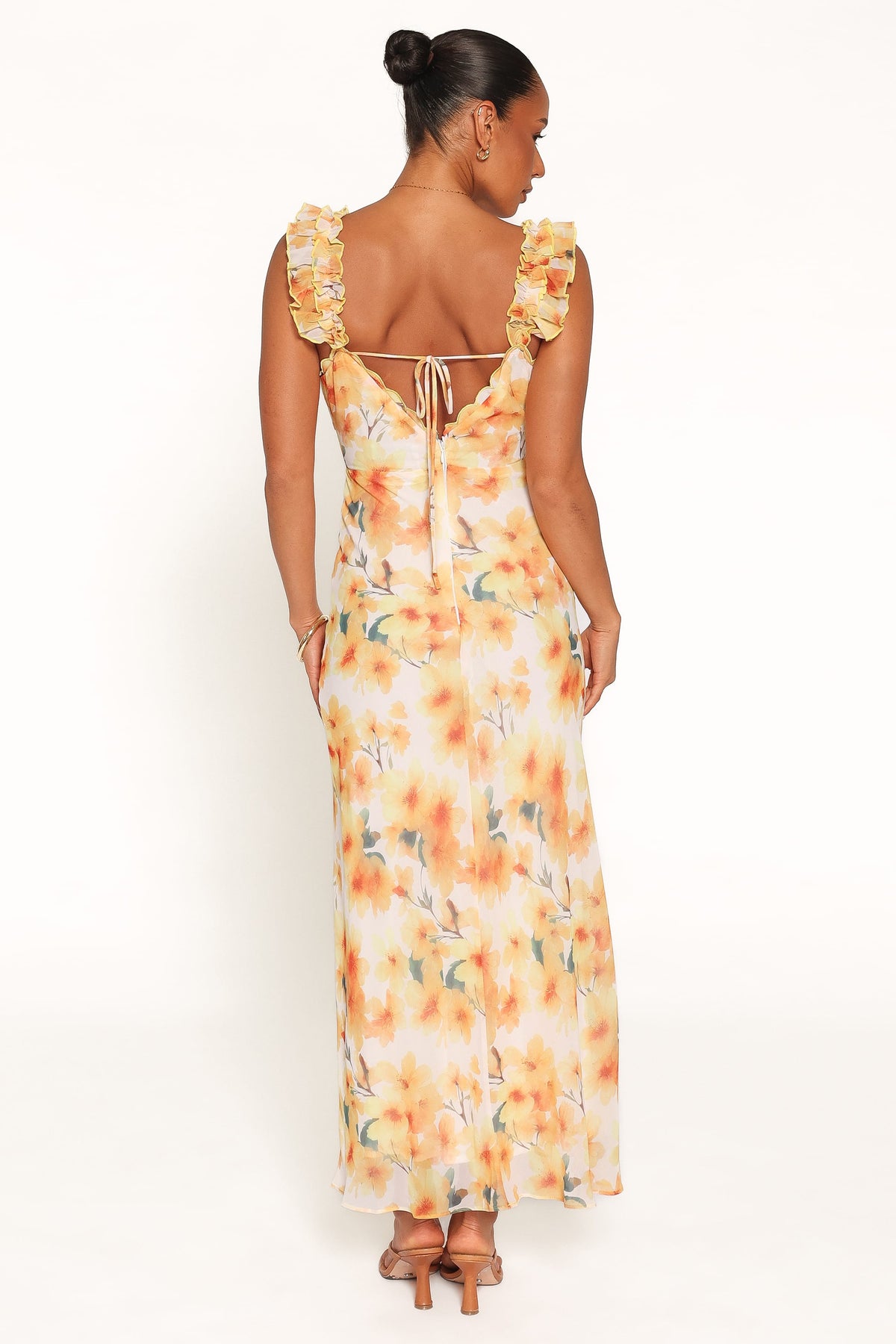 Jean Maxi Dress in Yellow Floral – view 5 of 7