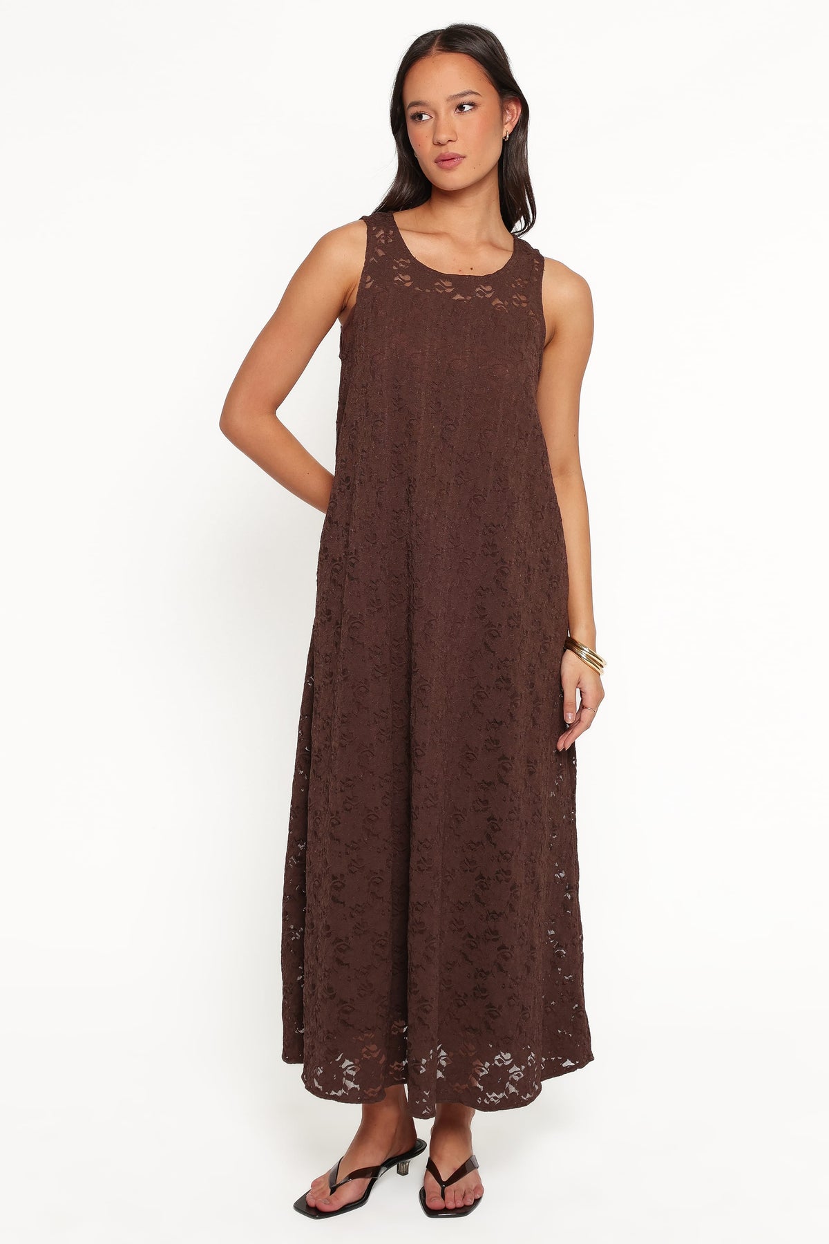 Jessy Maxi Dress in Brown – view 2 of 7