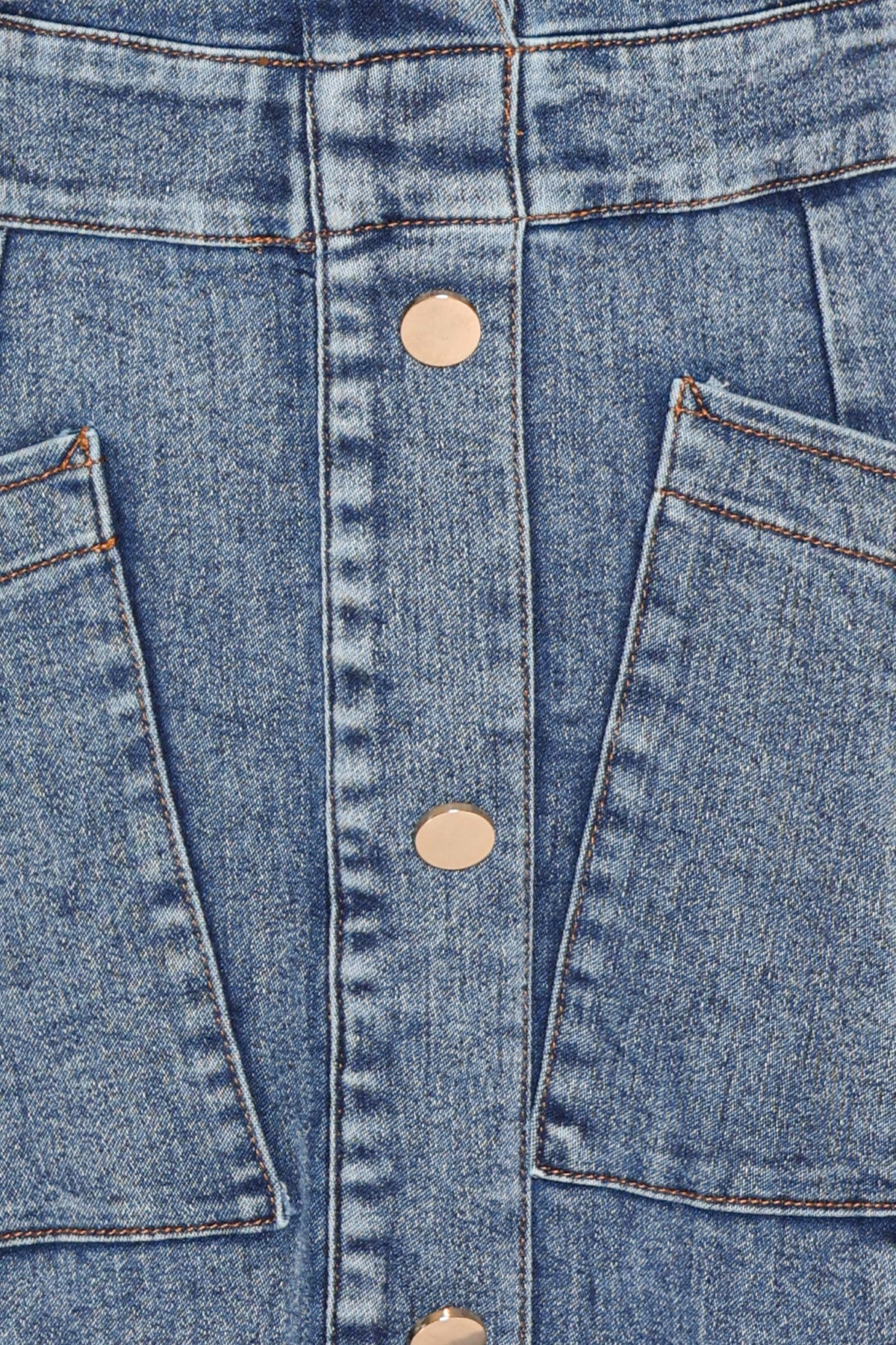 Jye Maxi Dress in Med Denim – view 6 of 6