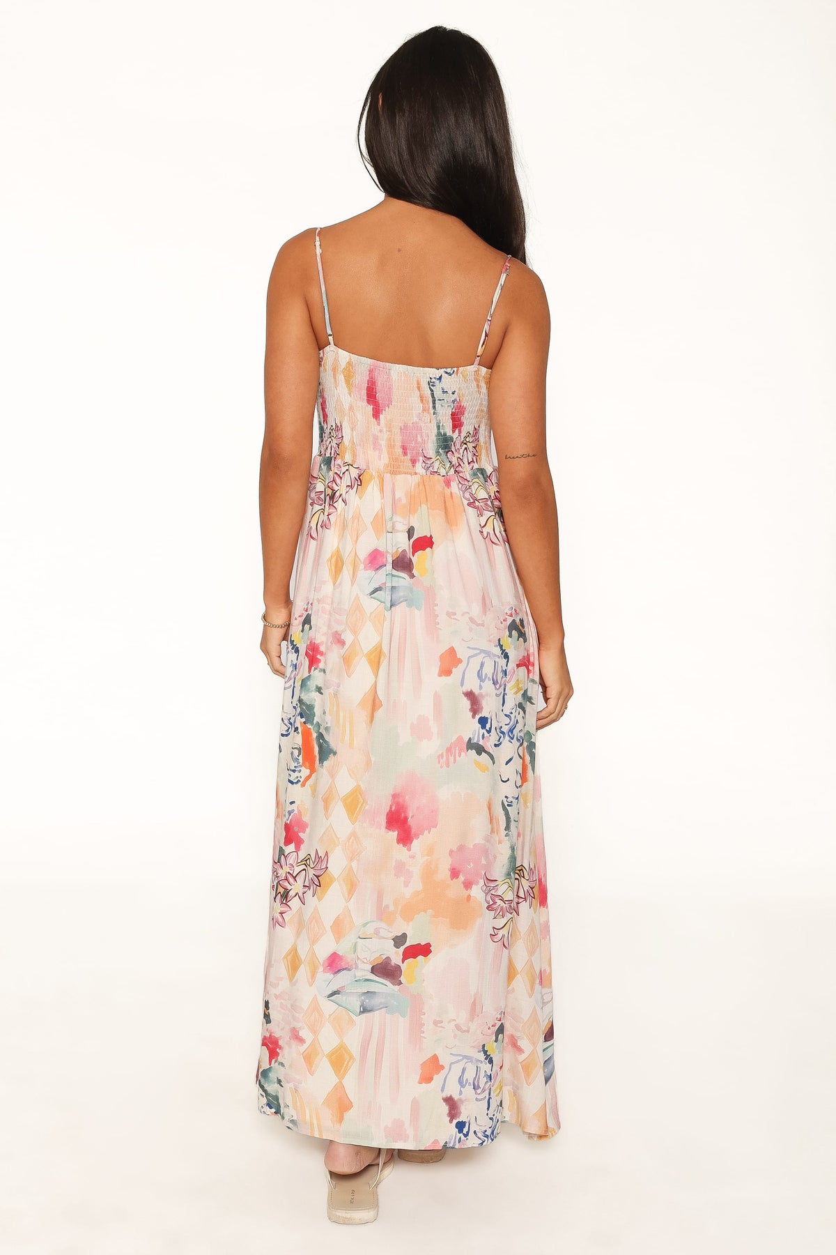 Kalyn Maxi Dress in Pink Watercolor – view 5 of 6