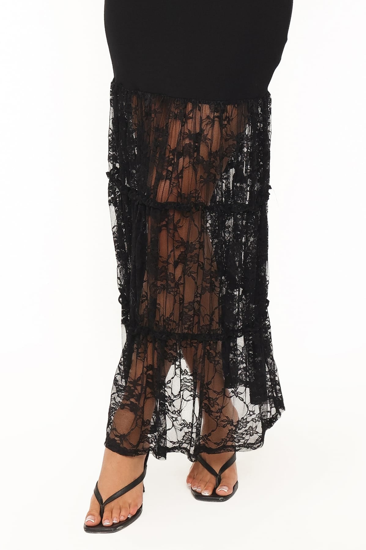 Ladonna Long Sleeve Maxi Dress in Black – view 2 of 7