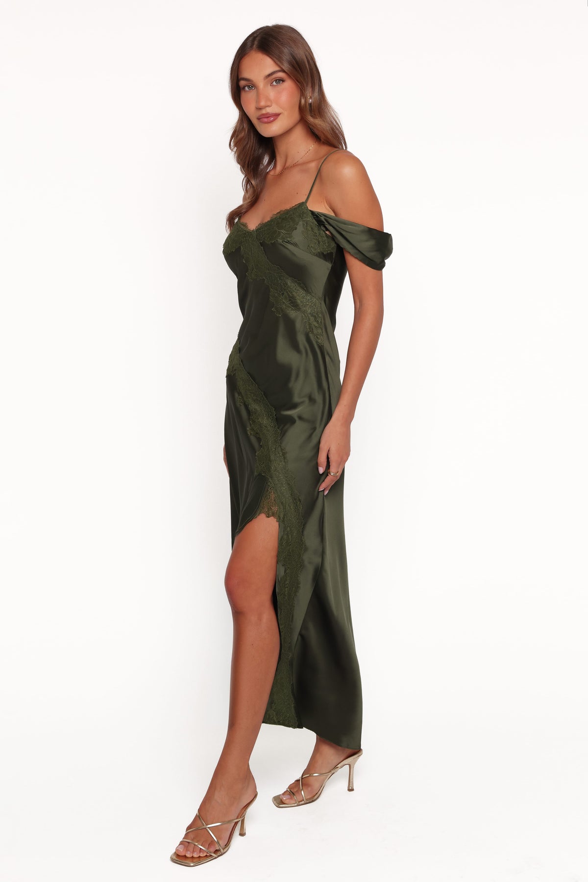Millen Maxi Dress in Olive Green – view 4 of 6