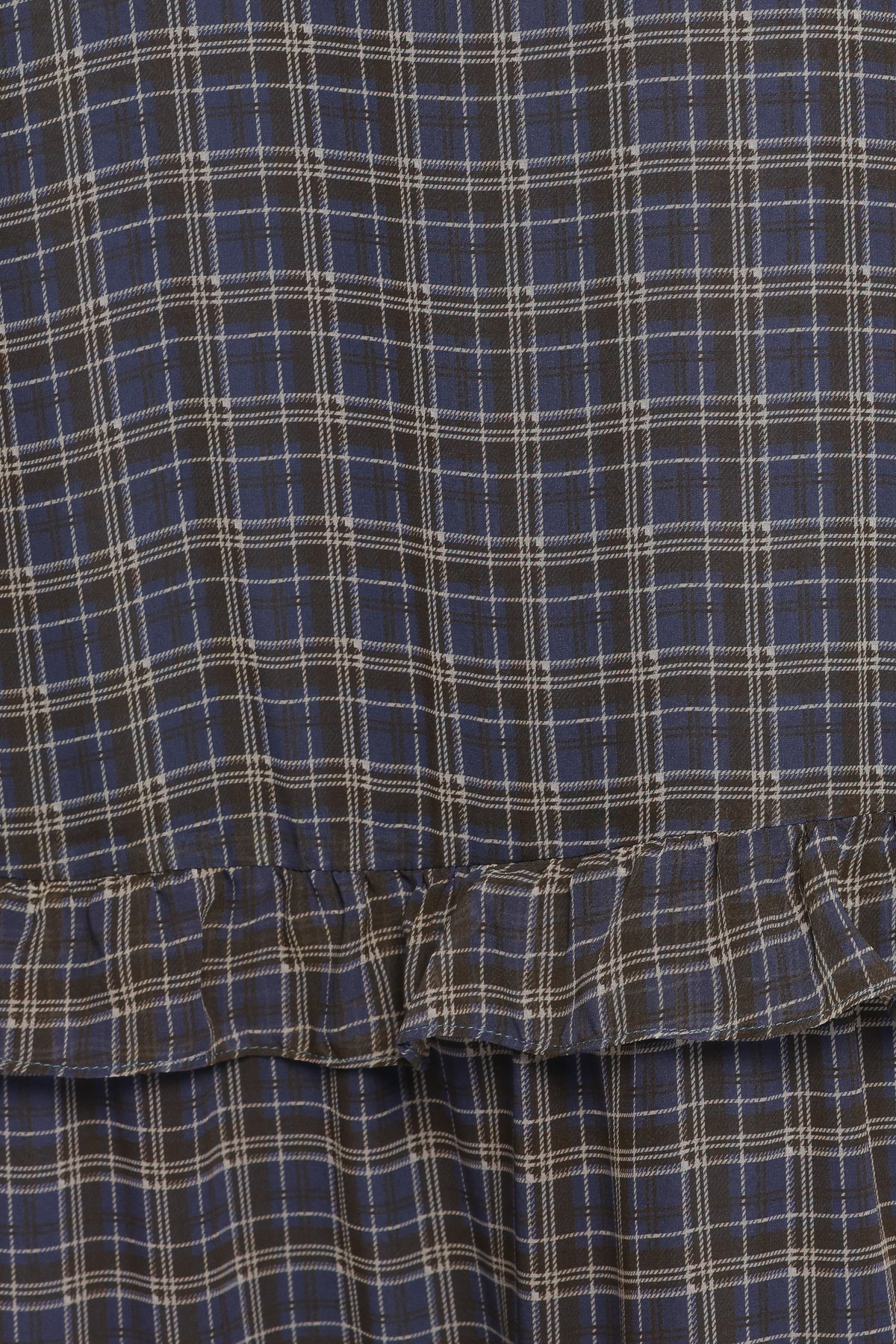 Minka Maxi Dress in Blue Plaid – view 6 of 6