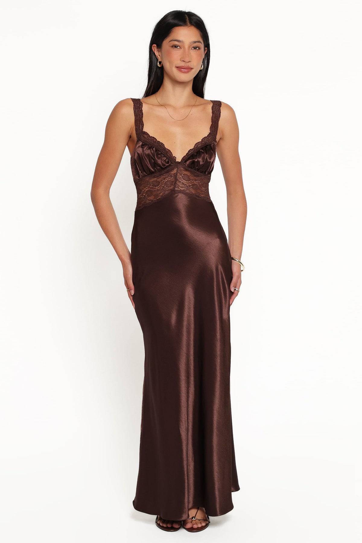 Nitara Maxi Dress in Brown – view 5 of 6