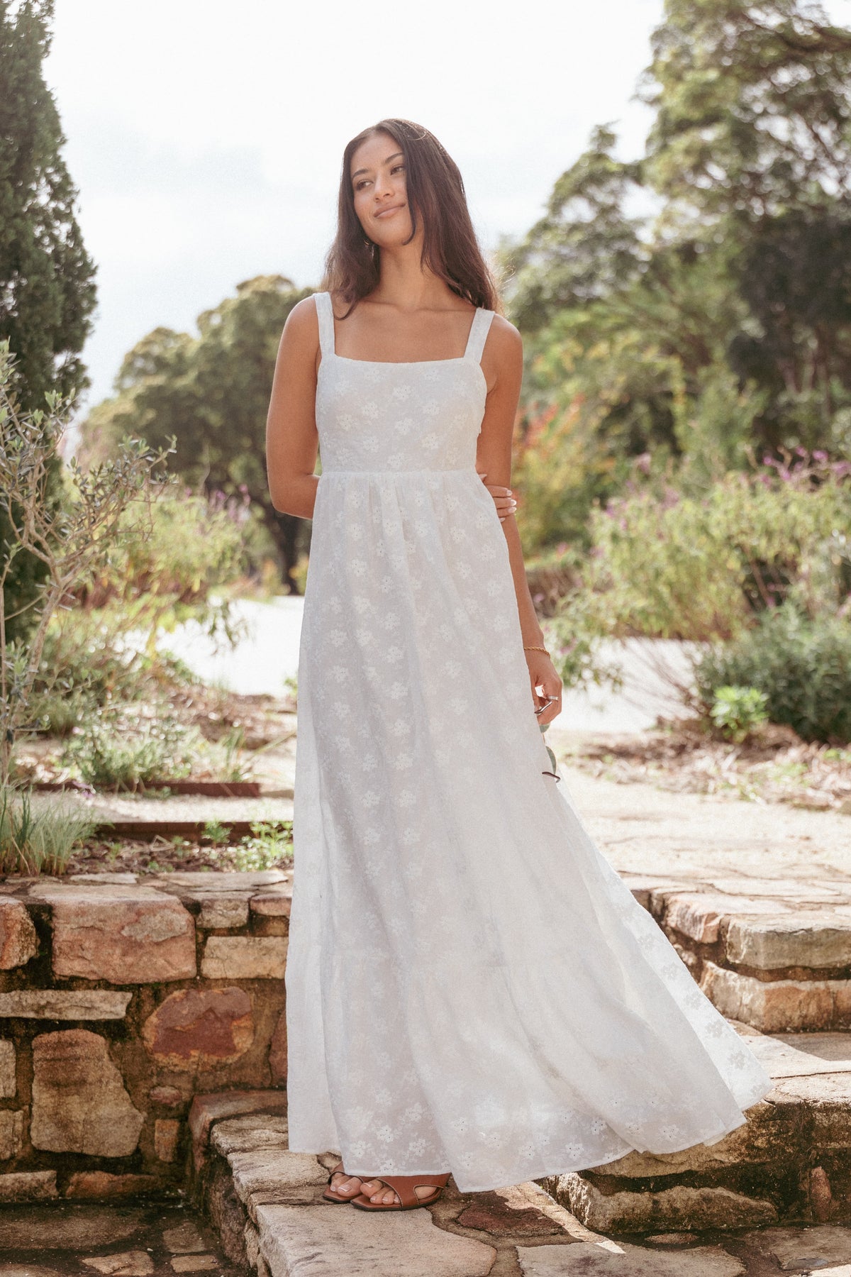 Reid Maxi Dress in White – view 8 of 8
