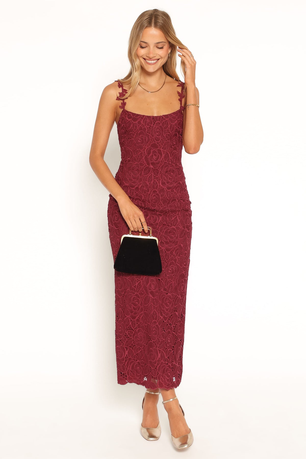 Rosana Maxi Dress in Cherry – view 1 of 6