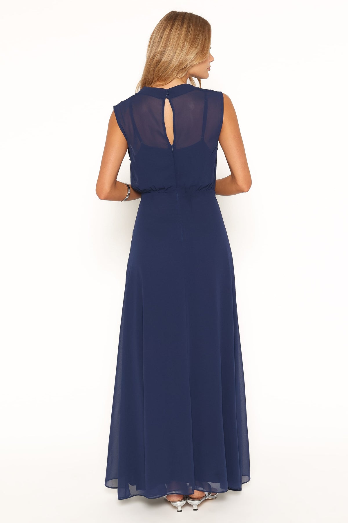 Sakura Midi Dress in Navy – view 4 of 5