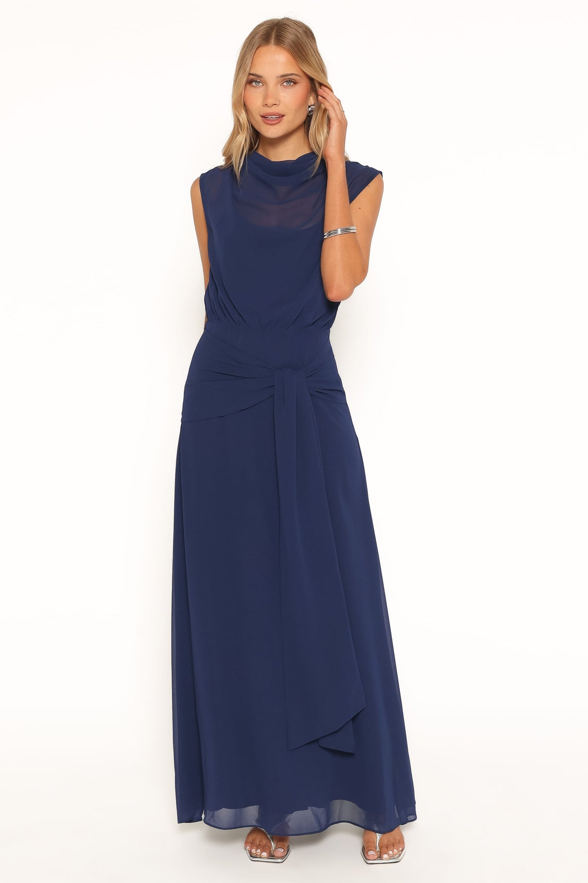 Sakura Midi Dress in Navy – view 1 of 5