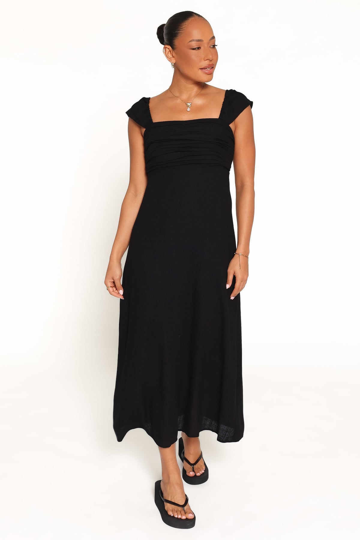 Sirene Midi Dress in Black – view 1 of 5