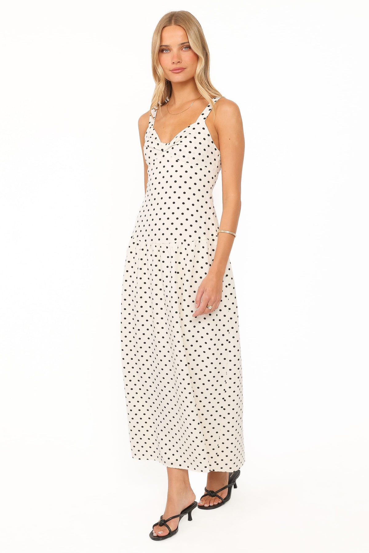 Sophina Midi Dress in Black Polka Dot – view 4 of 8