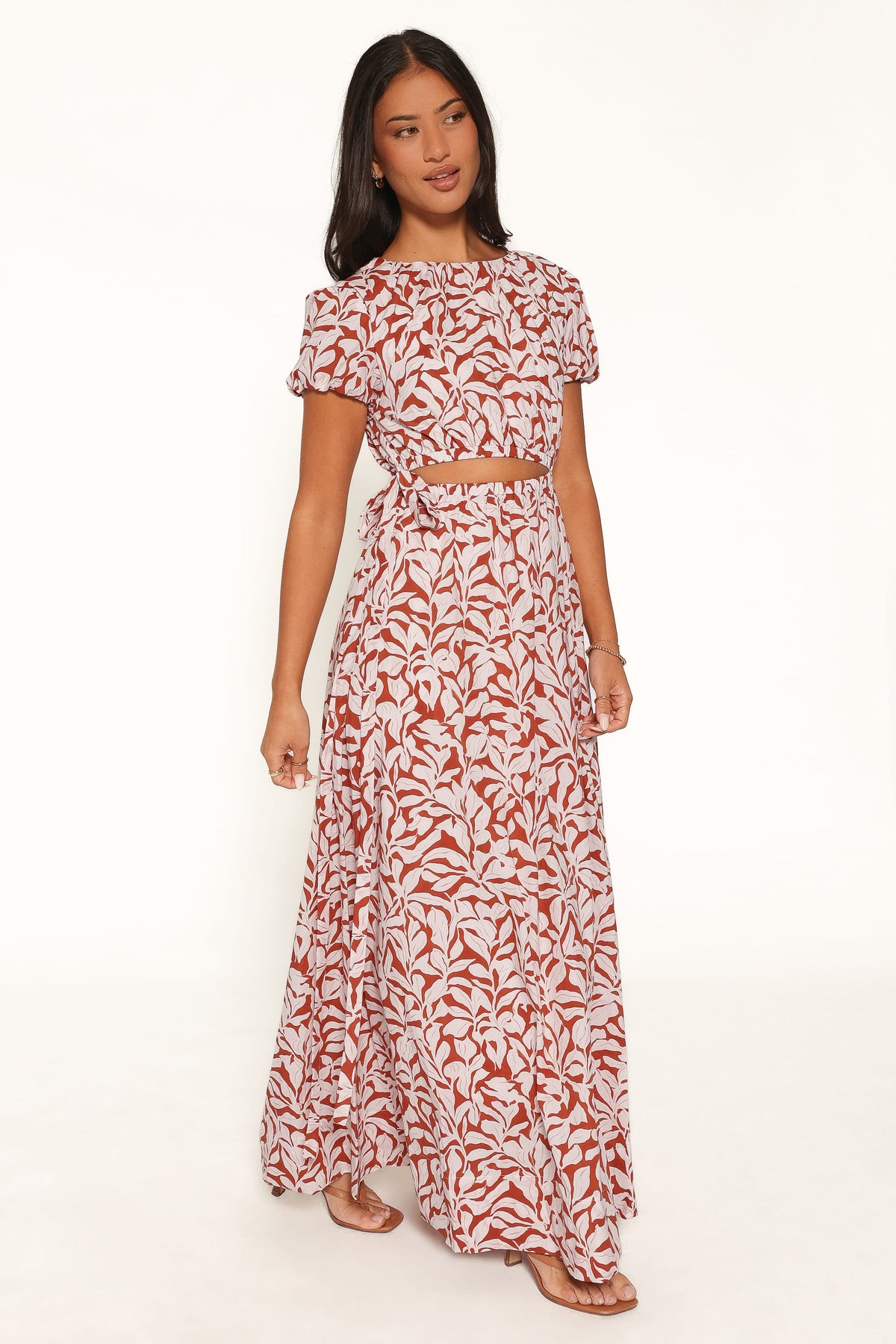 Toria Maxi Dress in Red Floral – view 3 of 6