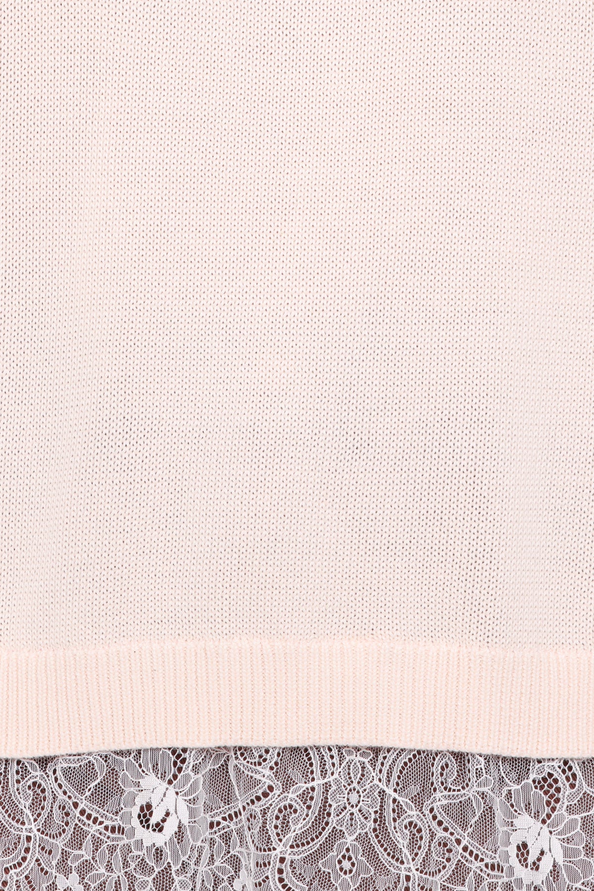 Mabel Lace Trim Sweater in Cream White – view 6 of 6
