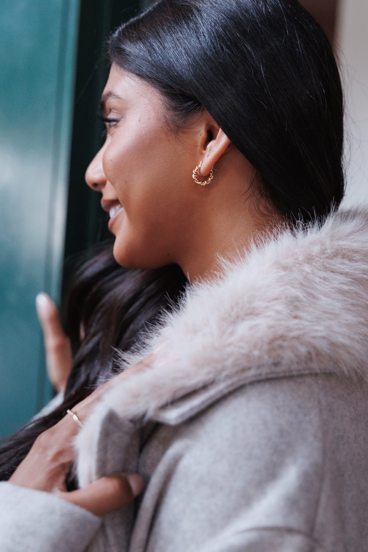 Amity Earrings in Gold – view 4 of 4