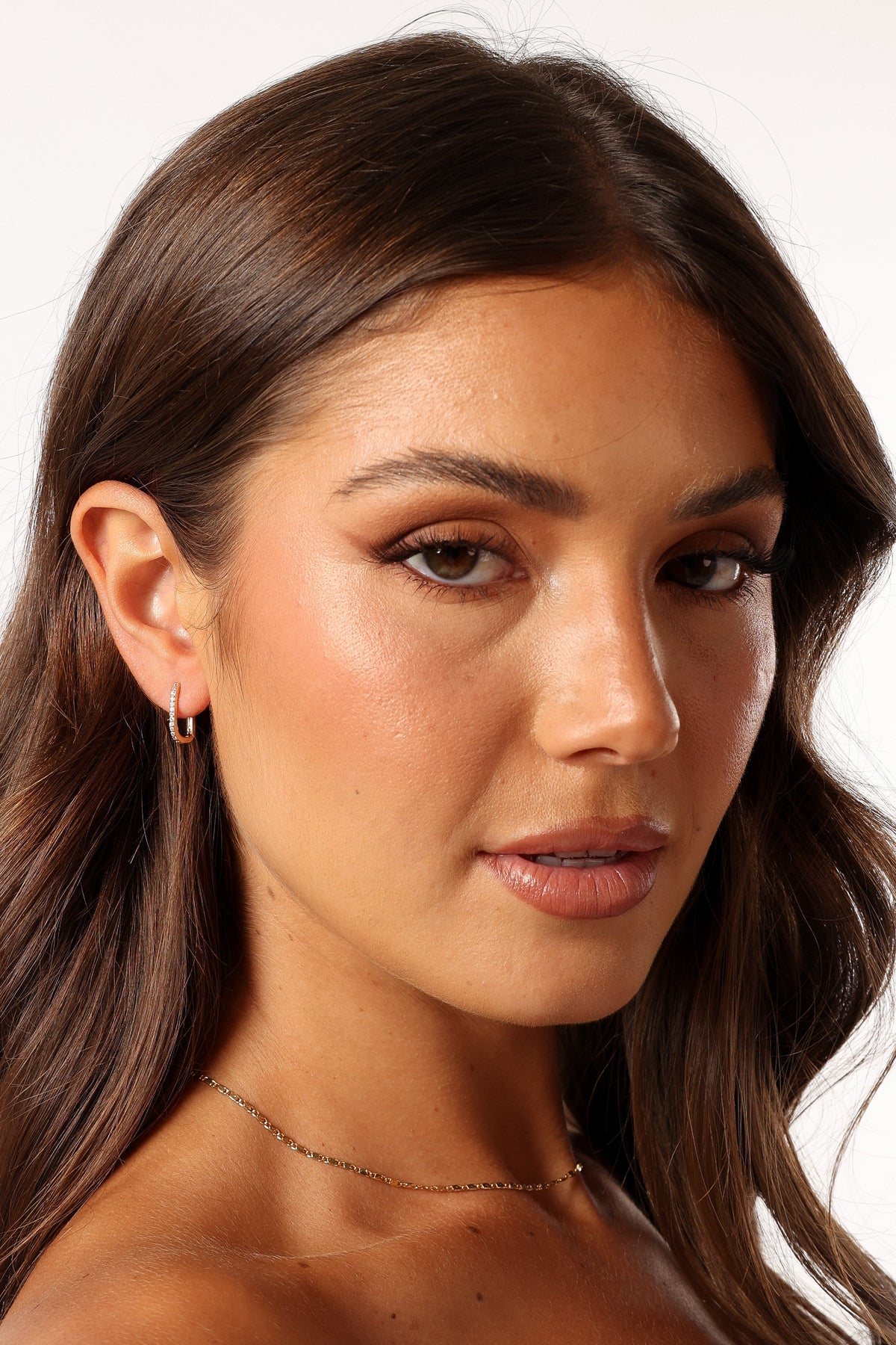 Anisa Hoop Earrings in Gold – view 1 of 4
