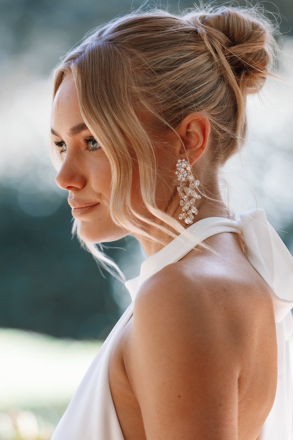 Annalise Pearl Earrings in Gold – view 1 of 7