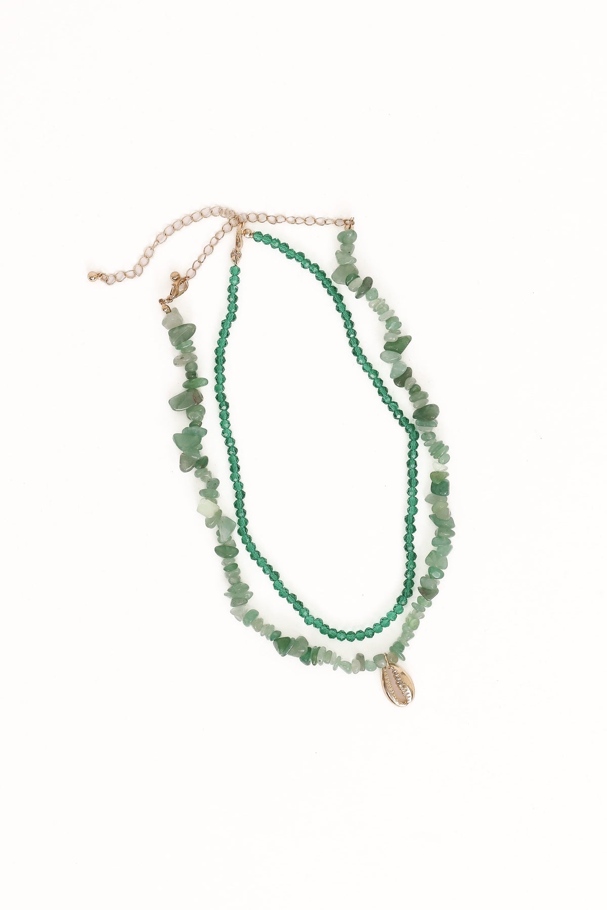 Aquaria Necklace Set in Green – view 3 of 3