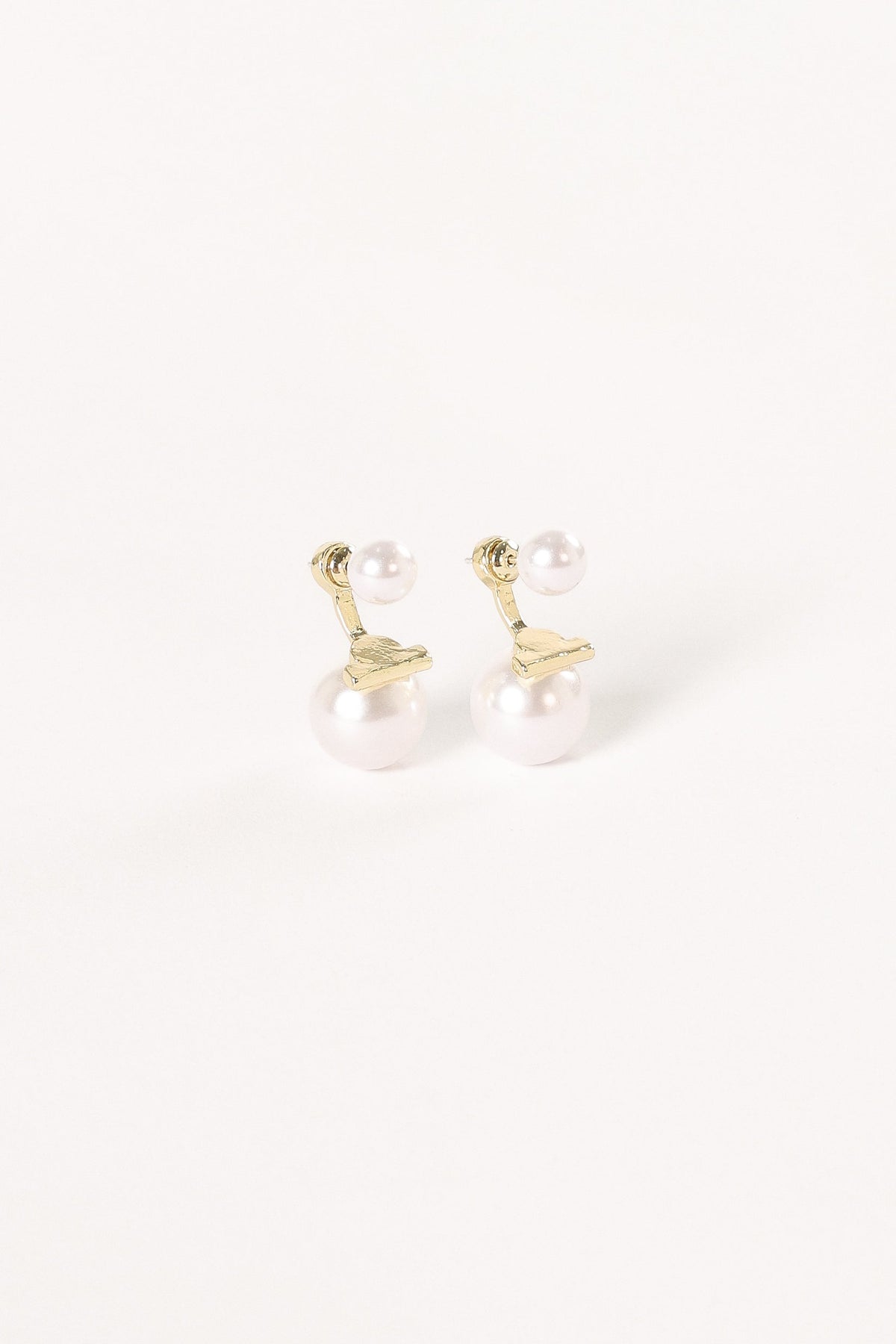 Astrid Pear Earrings in Gold – view 2 of 3