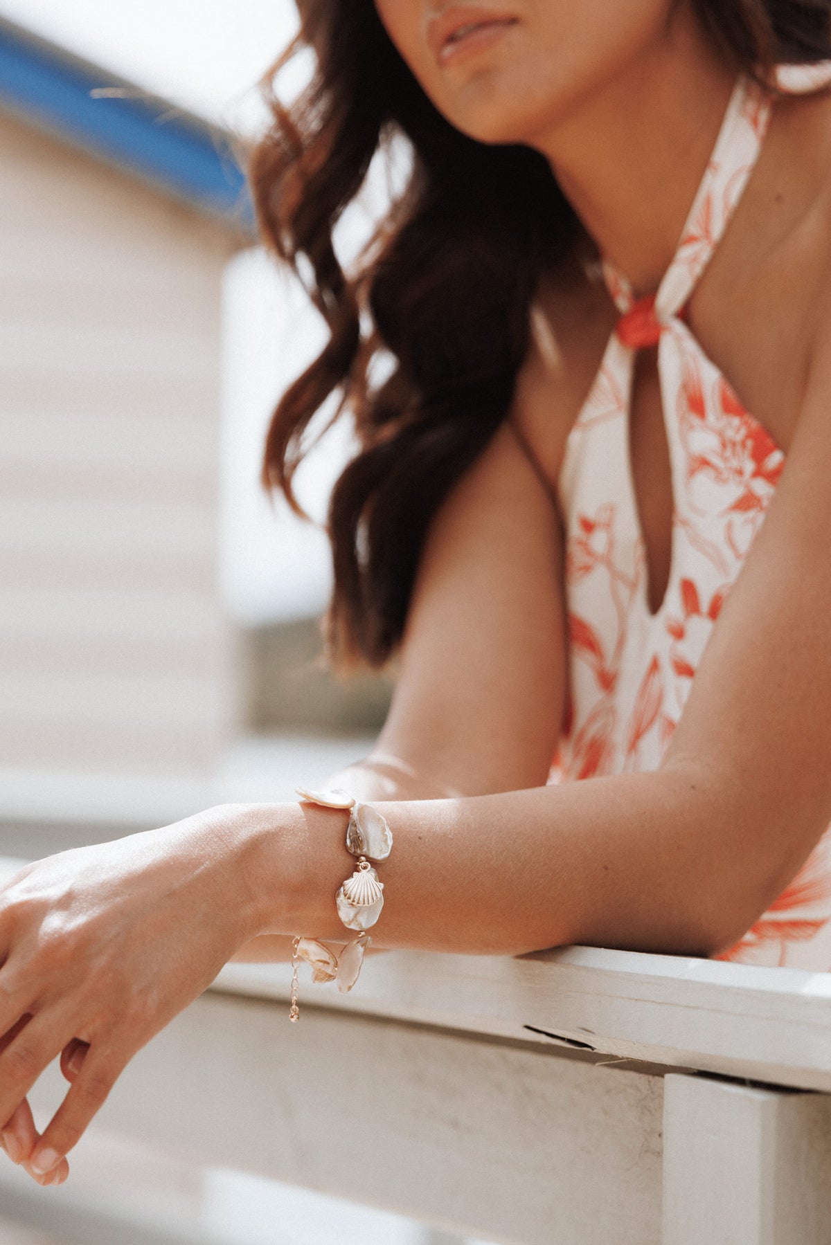 Astrid Shell Bracelet in Gold – view 1 of 3
