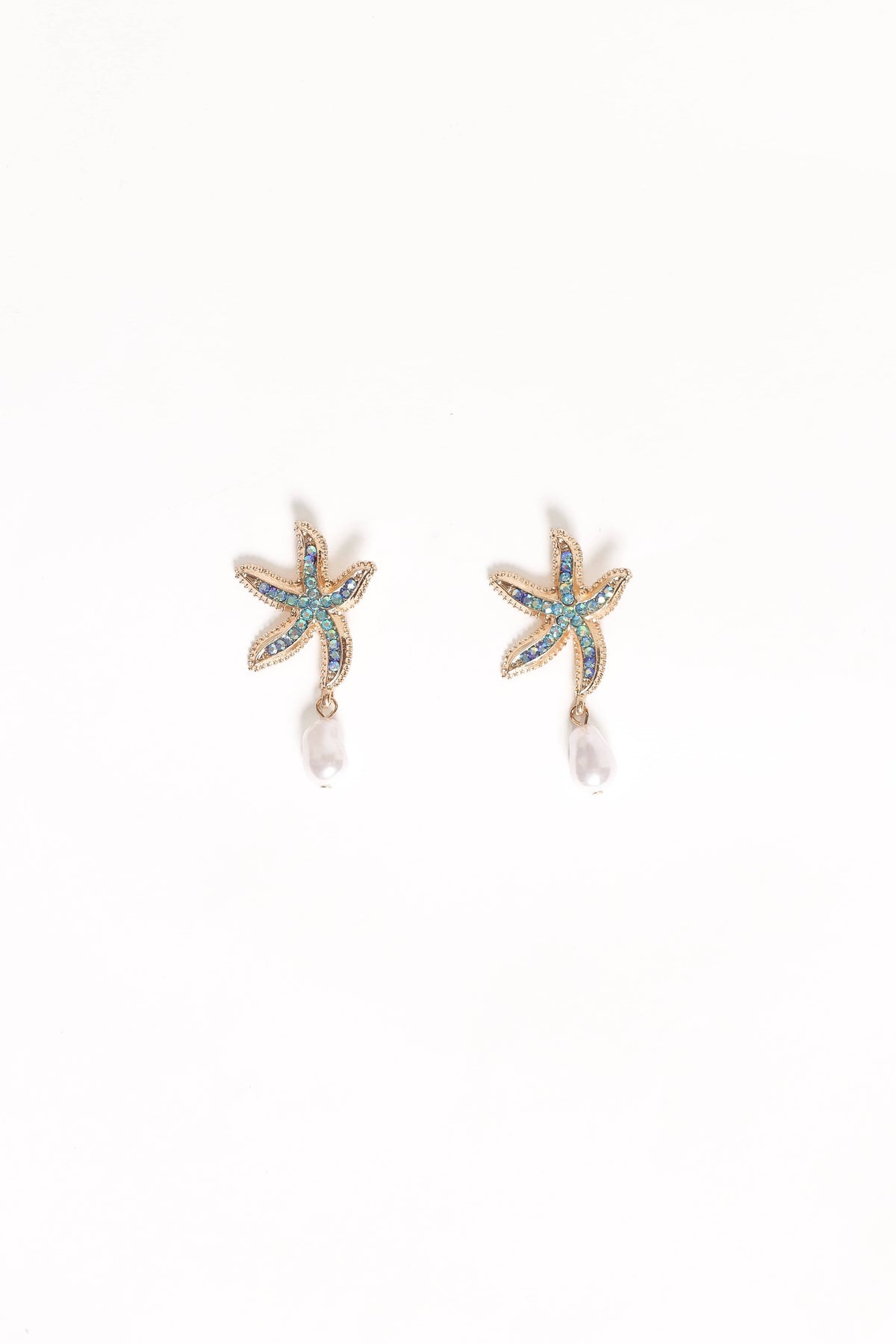 Azure Earrings in Gold – view 3 of 4