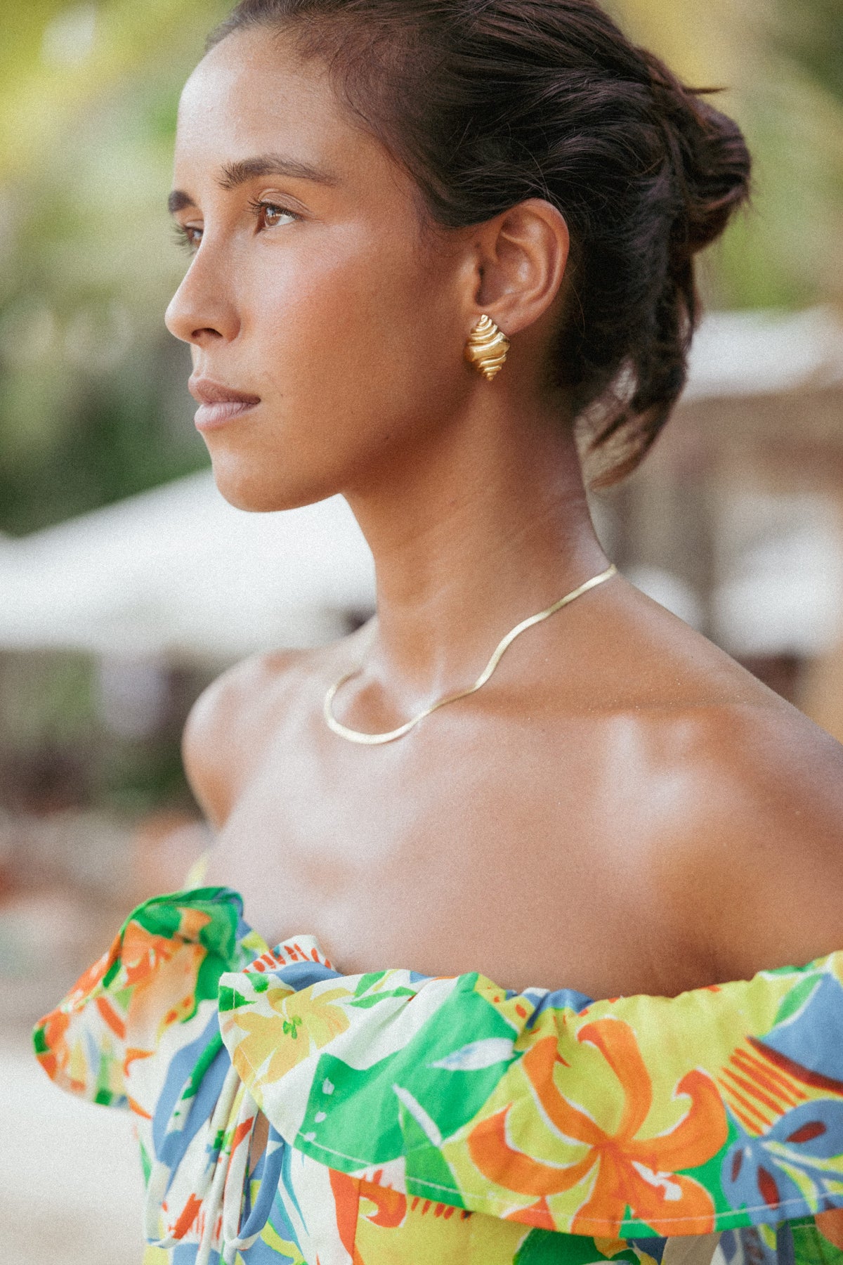 Bermuda Earrings in Gold – view 1 of 4