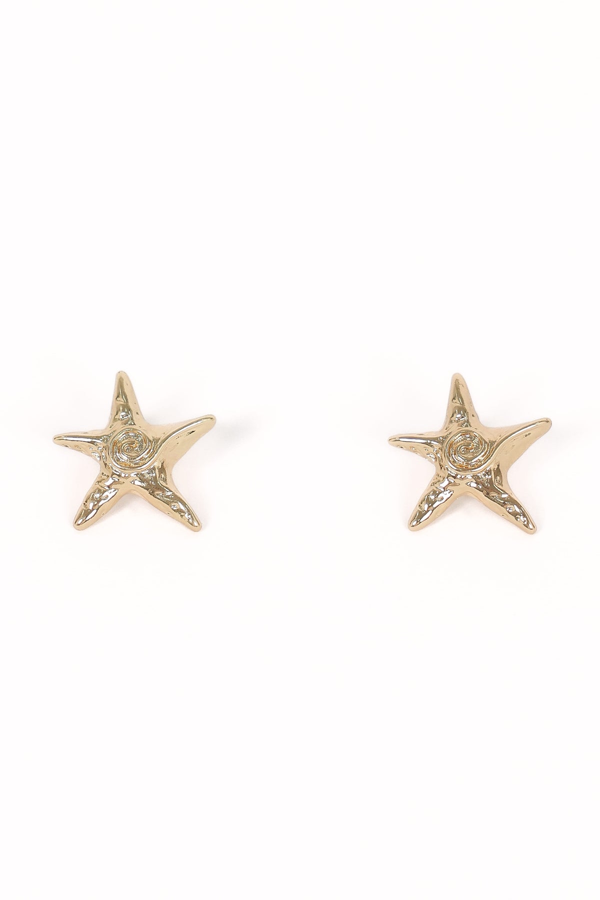 Bliss Starfish Earrings in Gold – view 4 of 5