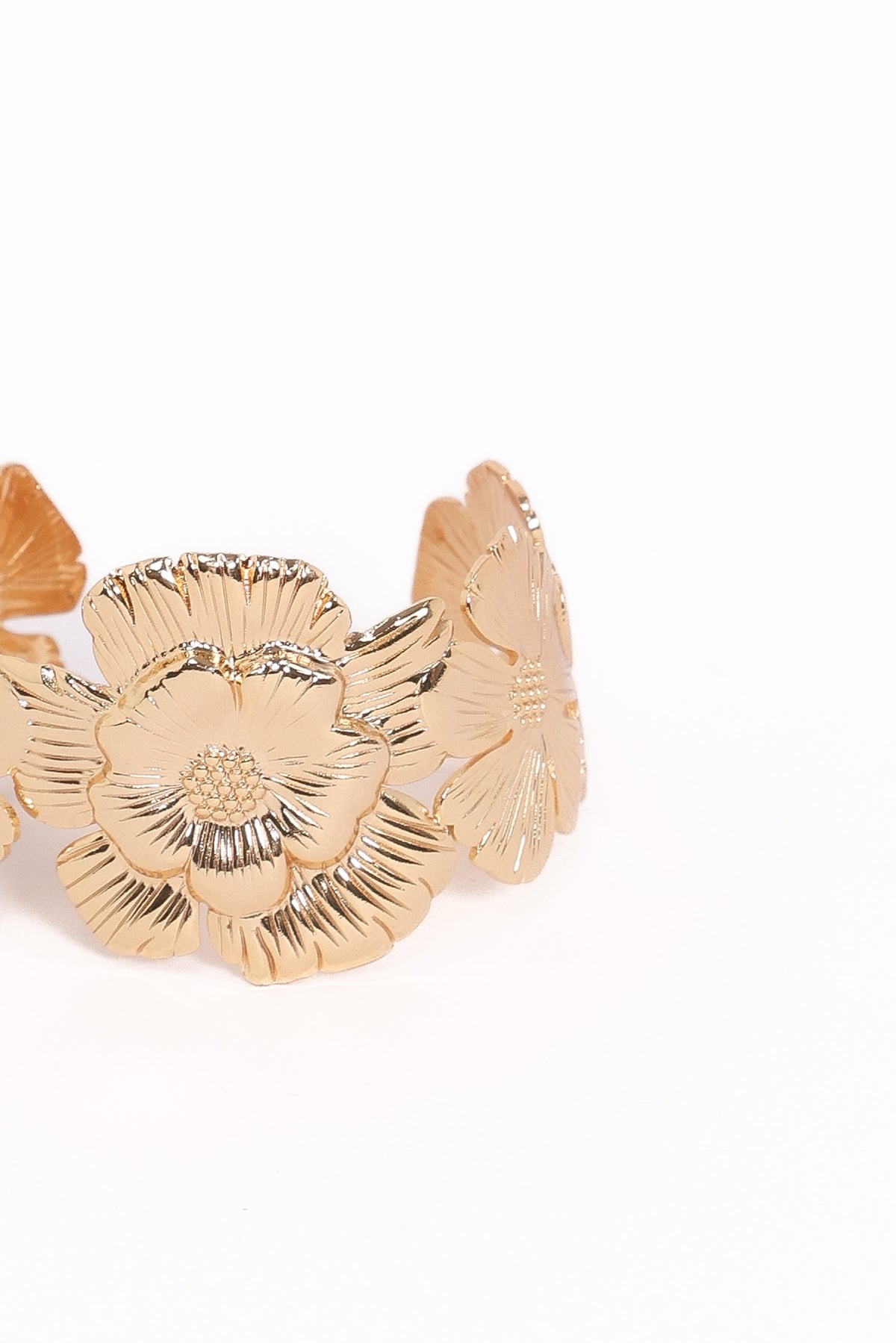 Bloom Cuff Bracelet in Gold – view 4 of 6