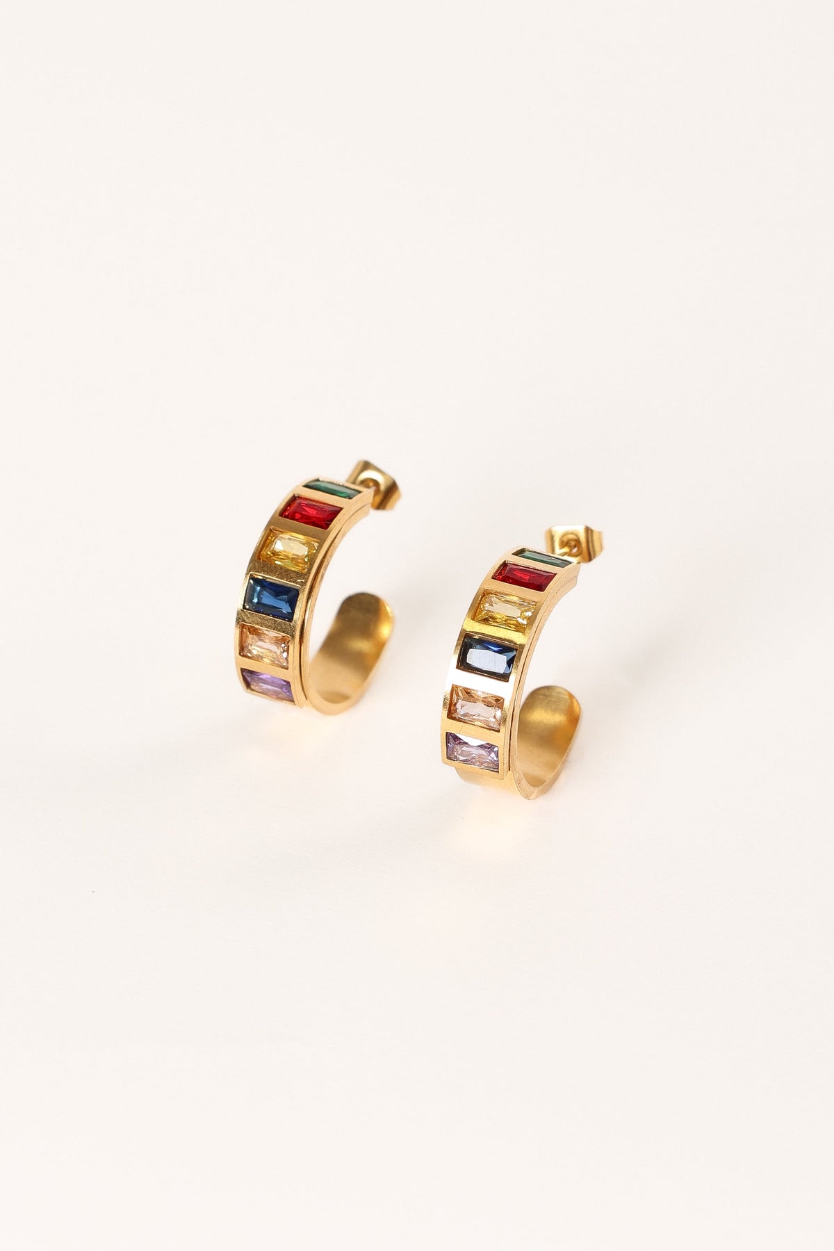 Blythe Hoop Earrings in Gold Multi – view 1 of 4
