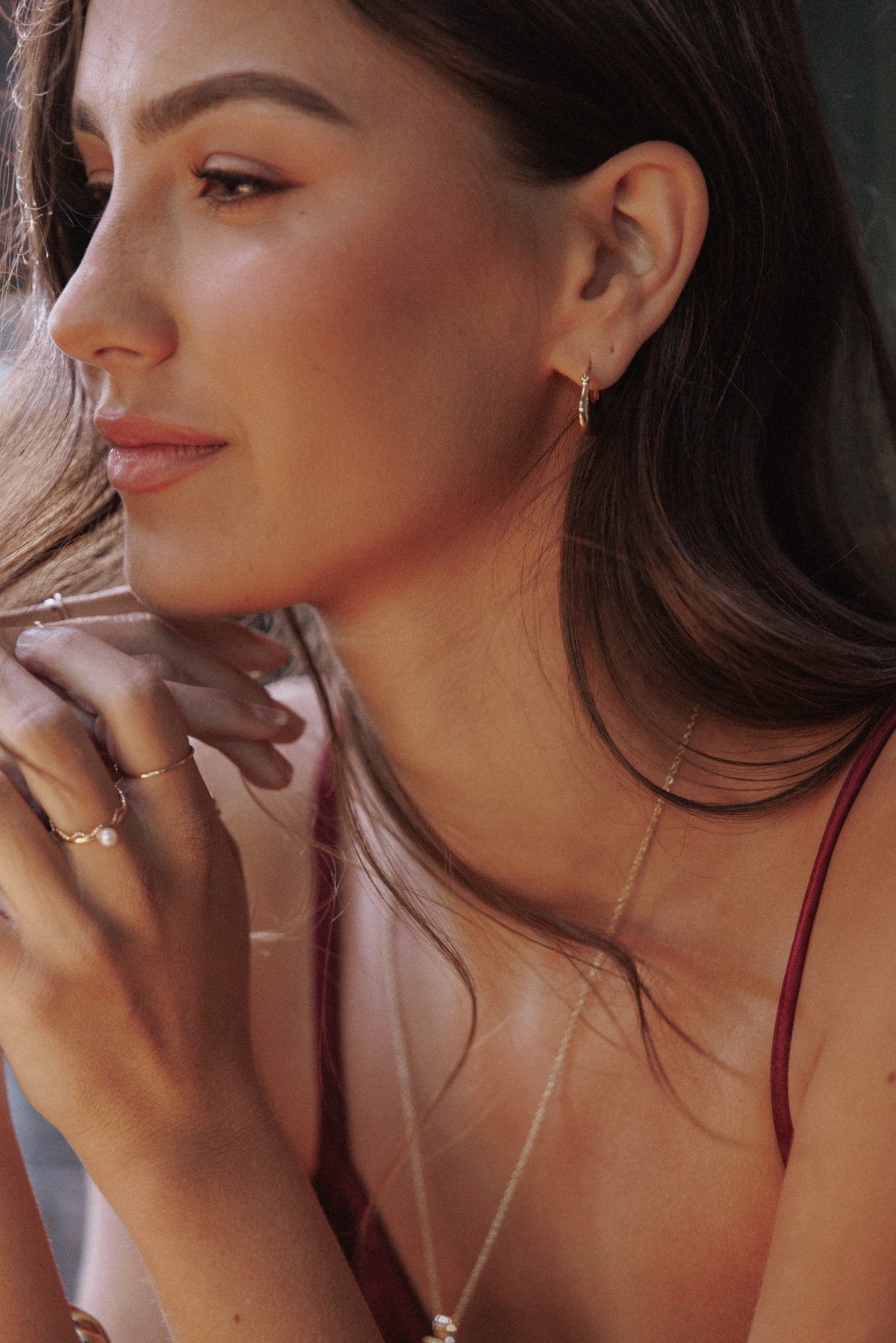Carissa Earrings in Gold – view 1 of 5