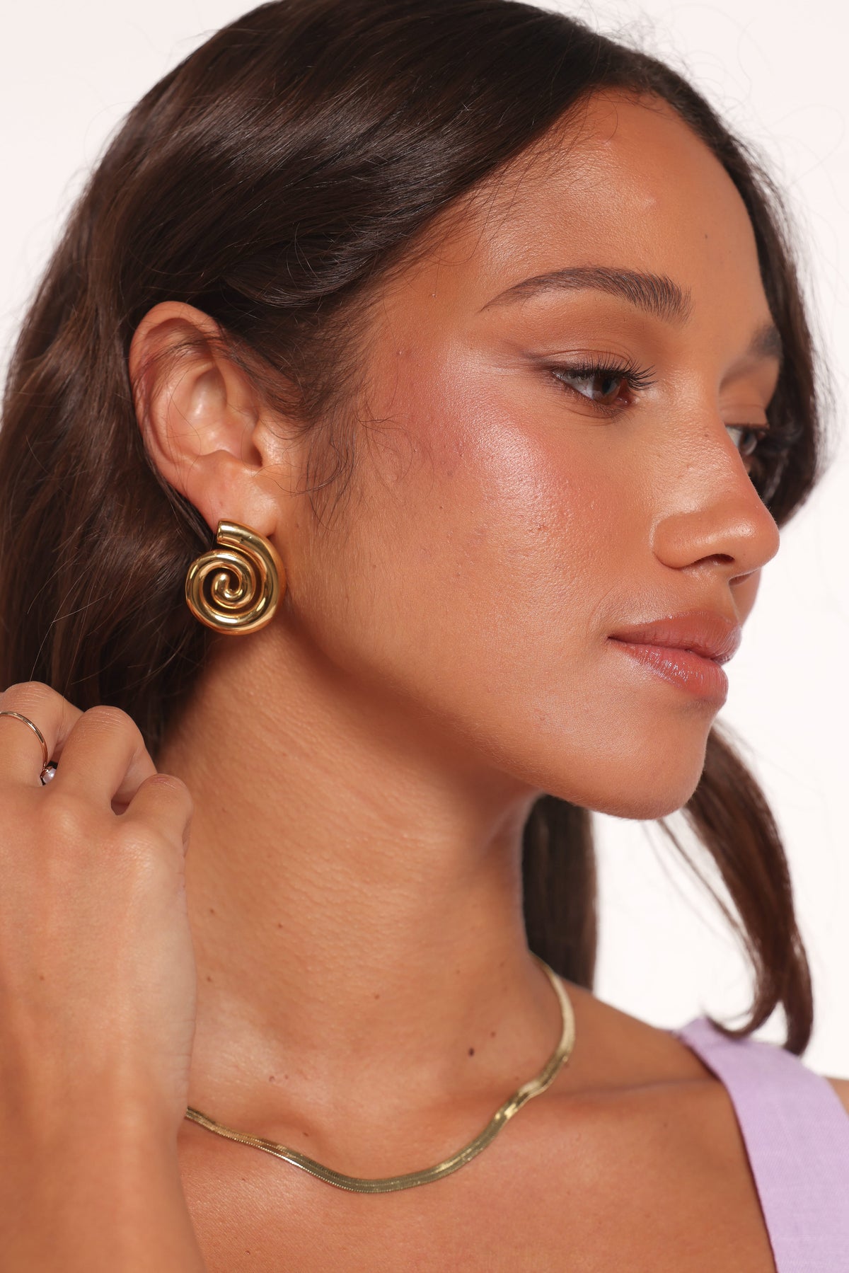 Caspian Earrings in Gold
