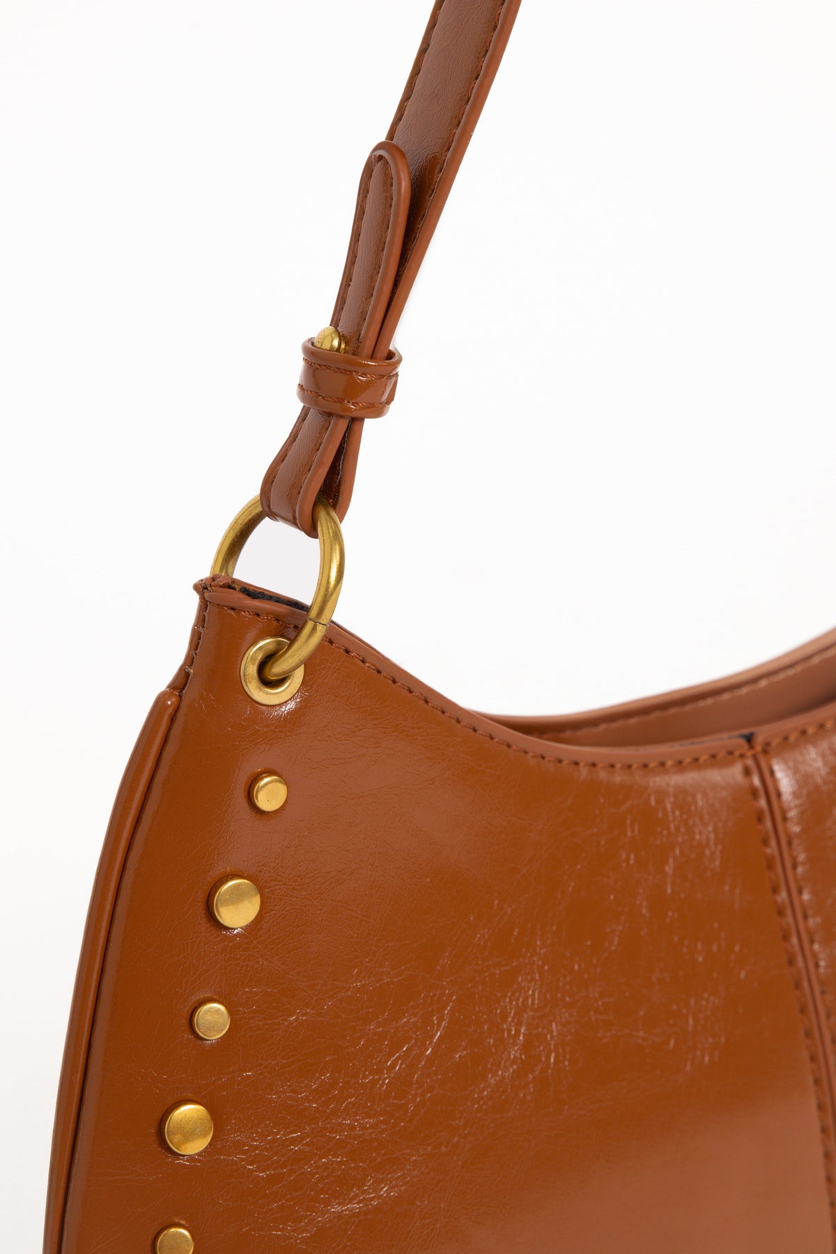 Celia Studded Bag in Tan – view 3 of 5