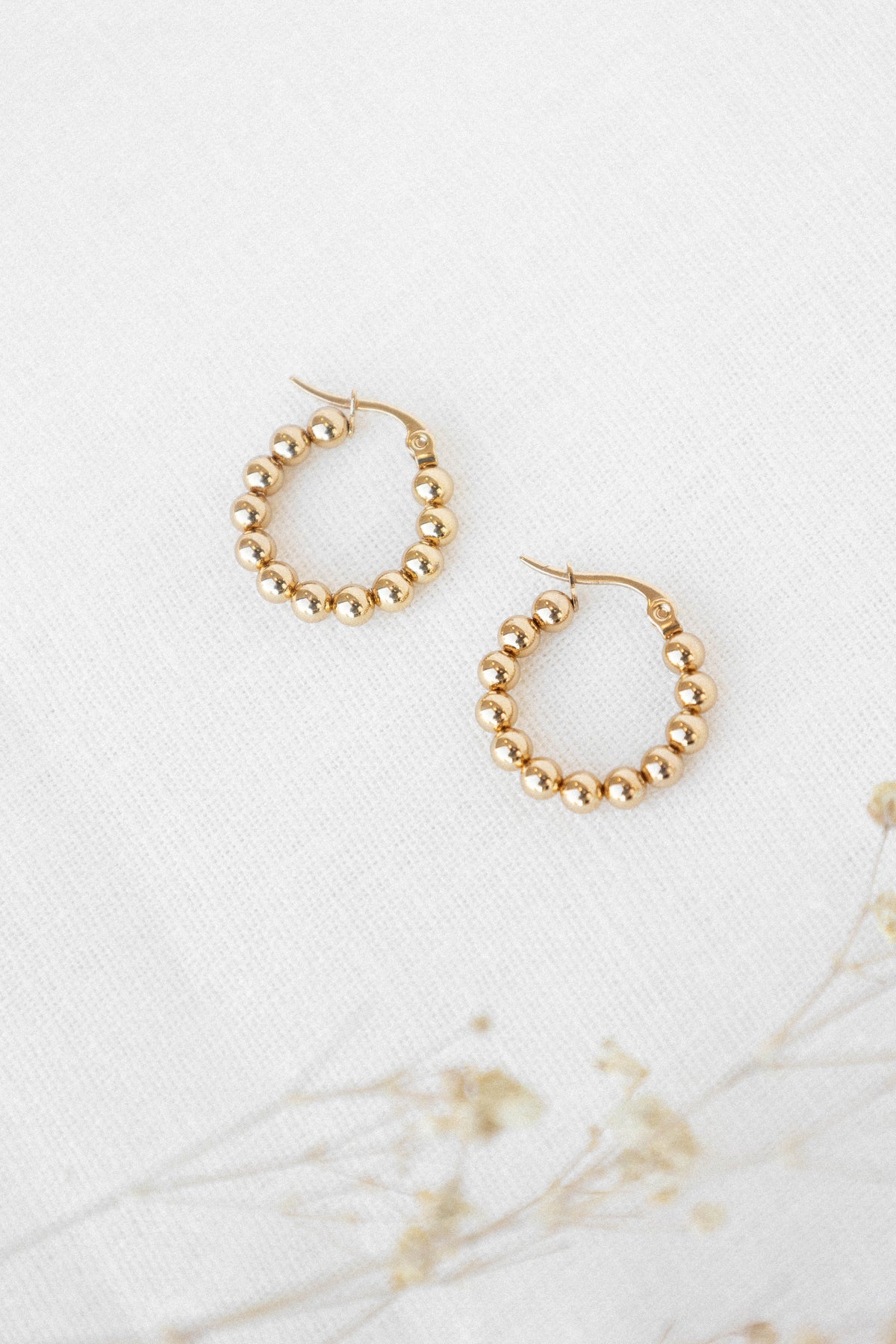 Chloe Hoop Earrings in Gold – view 2 of 4