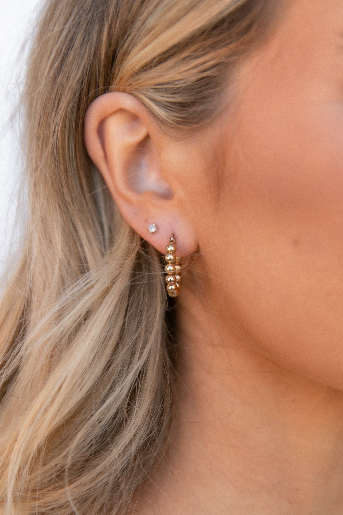 Chloe Hoop Earrings in Gold – view 4 of 4