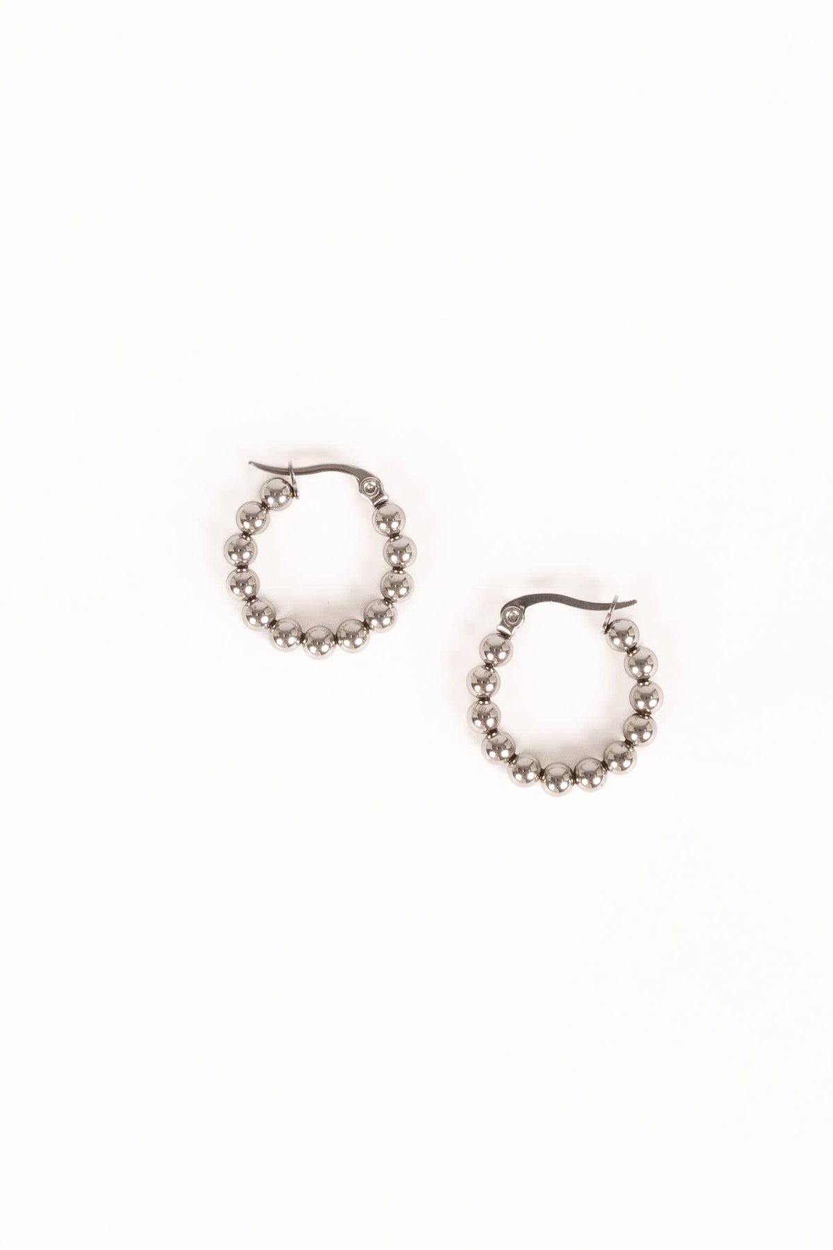 Chloe Hoop Earrings in Silver – view 1 of 2