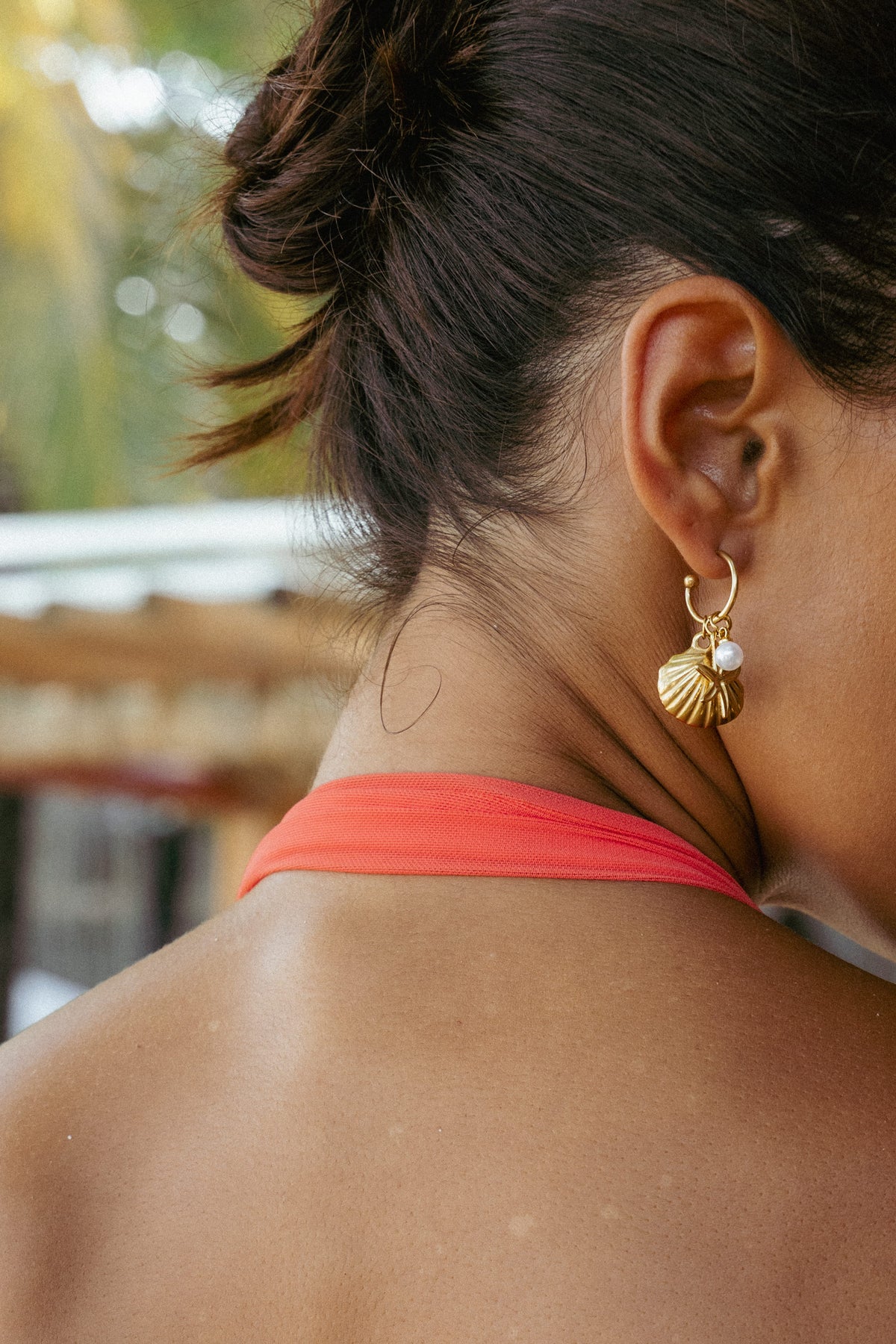 Cypress Earrings in Gold – view 5 of 5
