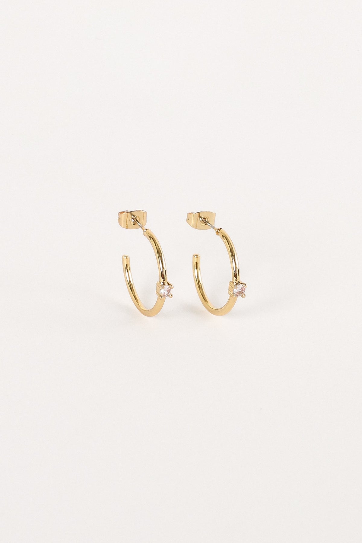 Damie Hoop Earrings in Gold – view 1 of 2