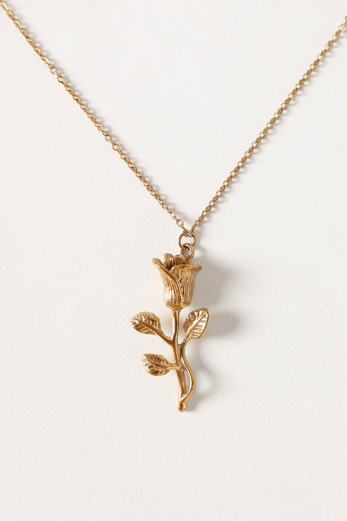 Damira Flower Necklace in Gold – view 1 of 3