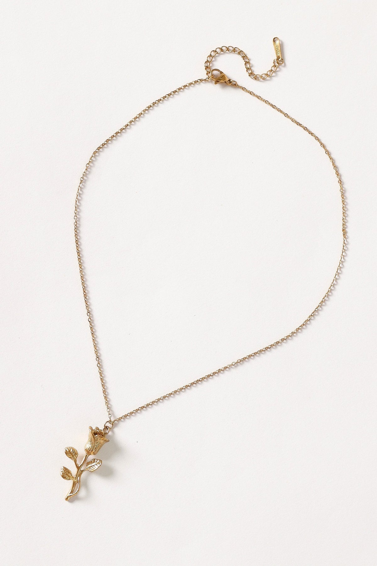 Damira Flower Necklace in Gold – view 2 of 3