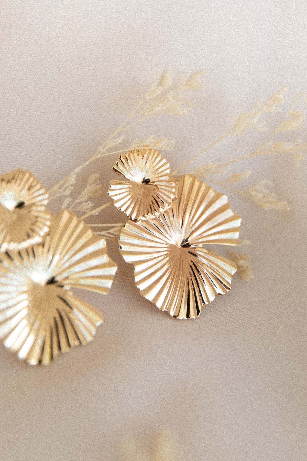 Delia Earrings in Gold – view 3 of 5