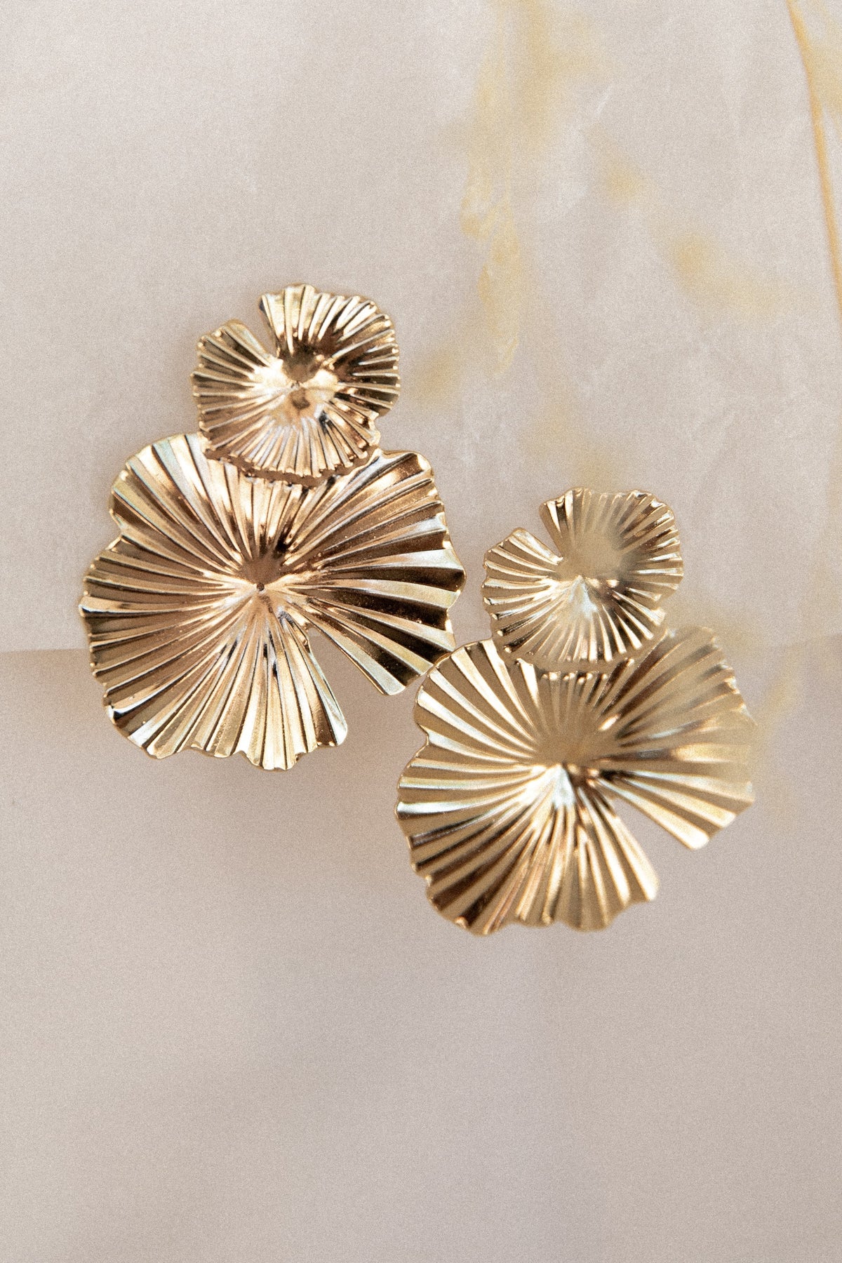 Delia Earrings in Gold – view 4 of 5
