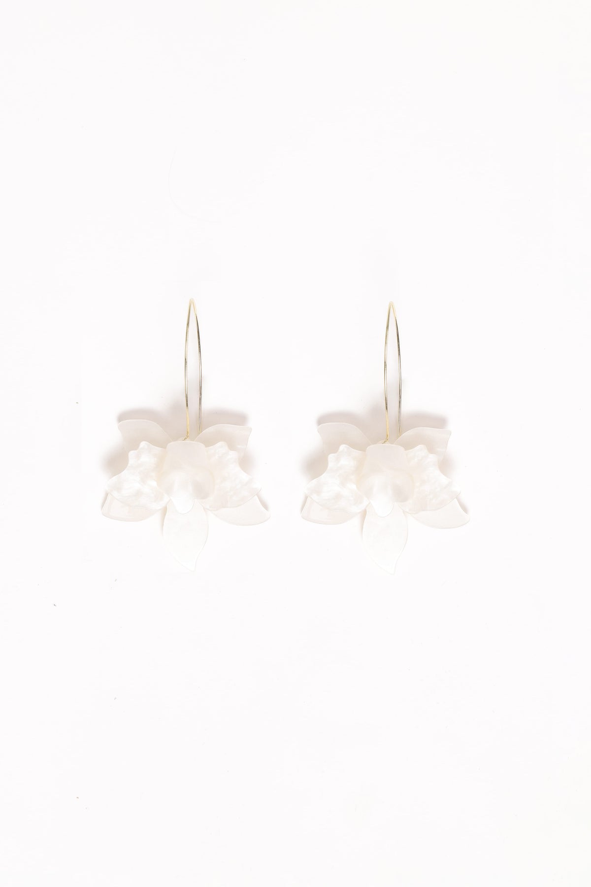 Edel Earrings in White – view 3 of 4