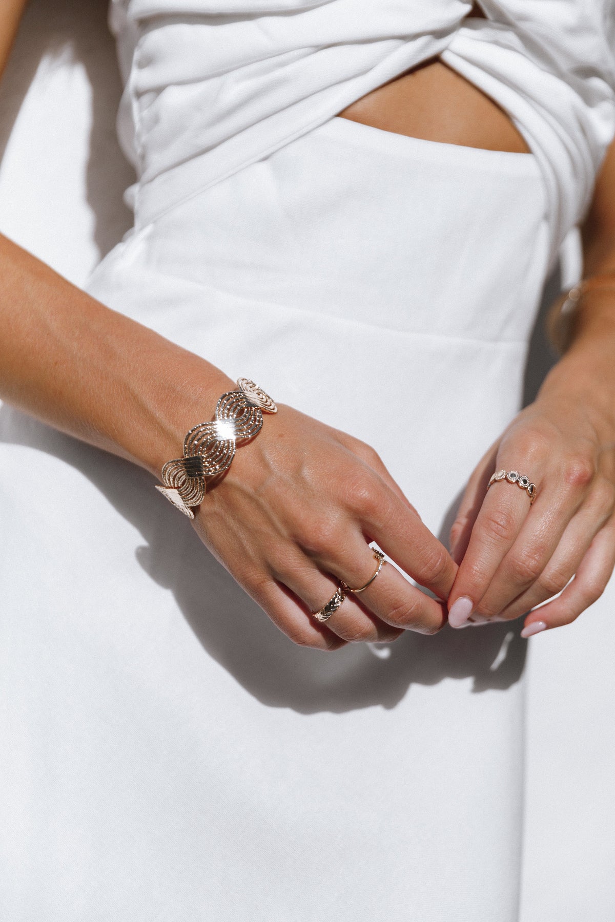 Eliana Cuff Bracelet in Gold – view 5 of 5